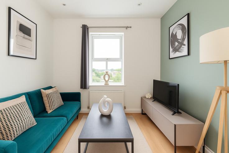 London Borough of Haringey, London에 위치한 Building Carlingford Road - the-flex - 1254209 - LON 아파트의 세련된 인테리어가 돋보이는 거실