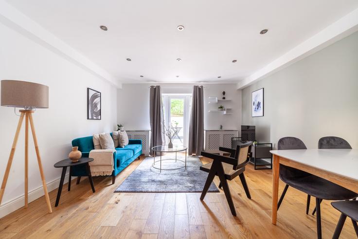 London Borough of Camden, London에 위치한 Building Belsize Avenue - the-flex - 1254208 - LON 아파트의 세련된 인테리어가 돋보이는 거실