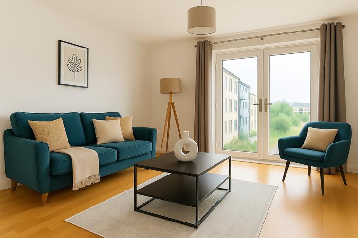 London Borough of Brent, London에 위치한 Building Lakeside Drive - the-flex - 1254222 - LON 아파트의 세련된 인테리어가 돋보이는 거실