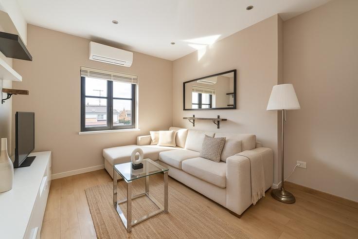 London London Borough of Hammersmith and FulhamのBuilding Galena Road - the-flex - 1254257 - LONのアパートメントにある、モダンな家具を備えたエレガントなデザインのリビングルーム