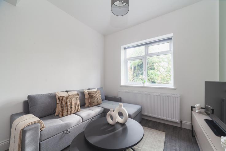 London Borough of Barnet, London에 위치한 Building Llanvanor Road - the-flex - 1254295 - LON 아파트의 세련된 인테리어가 돋보이는 거실