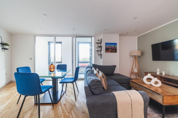 London Borough of Lambeth, London에 위치한 Building Black Prince Road - the-flex - 1254302 - LON 아파트의 세련된 인테리어가 돋보이는 거실