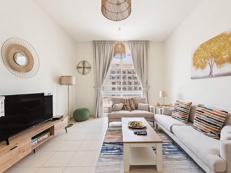 2 chambre appartement meublé à Tariaq Bedon Esm 1258128P , Arjan-Dubailand, Dubai, photo 1
