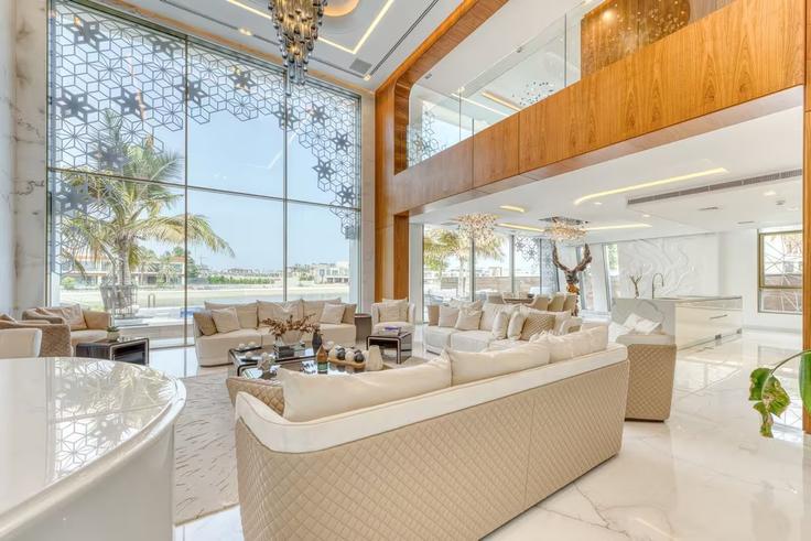 Nakhlat Jumeira, Dubai 소재 Building Frond B - the-prive-hospitality-vacation-homes - 1258134 - DXB 유닛에 마련된, 현대적인 가구로 꾸며진 우아한 디자인의 거실