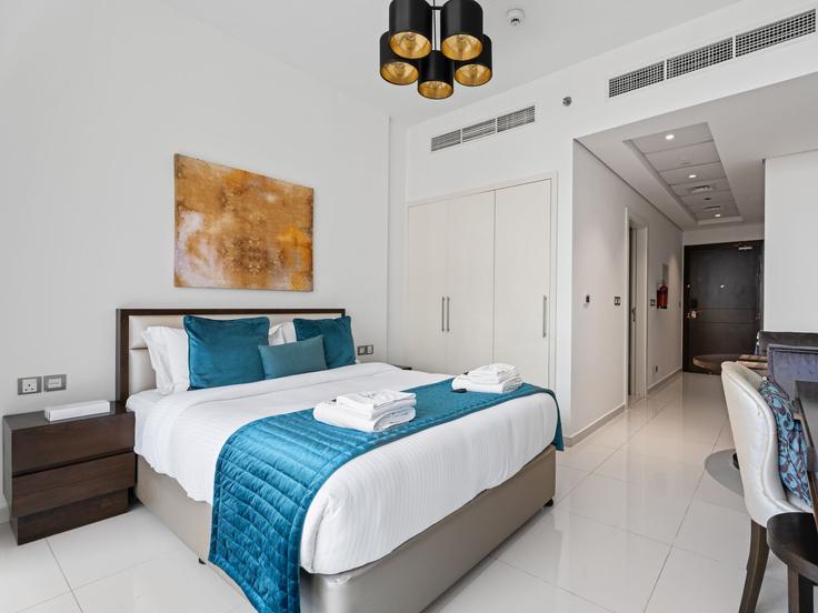 Dubai Jumeirah Village의 Jumeriah Village St 1 (1258150P)에 위치한 스튜디오 풀퍼니시드 아파트 – 사진 1장 Dubai Jumeirah Village의 Jumeriah Village St 1 (1258150P)에 위치한 스튜디오 풀퍼니시드 아파트 – 사진 1장