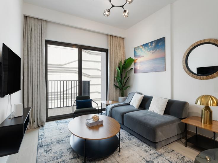 1 möblierte Einzimmerwohnung in Yalayis Street/Jebel Ali-Al Hibab Road 1258173P , Jebel Ali Village, Dubai, Foto 1