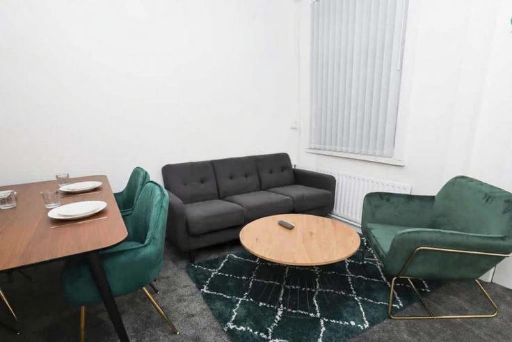 Middlesbrough, Middlesbrough에 위치한 Building Essex Street - the-serviced-accommodation-company - 1697263 유닛의 세련된 인테리어가 돋보이는 거실 Middlesbrough, Middlesbrough에 위치한 Building Essex Street - the-serviced-accommodation-company - 1697263 유닛의 세련된 인테리어가 돋보이는 거실