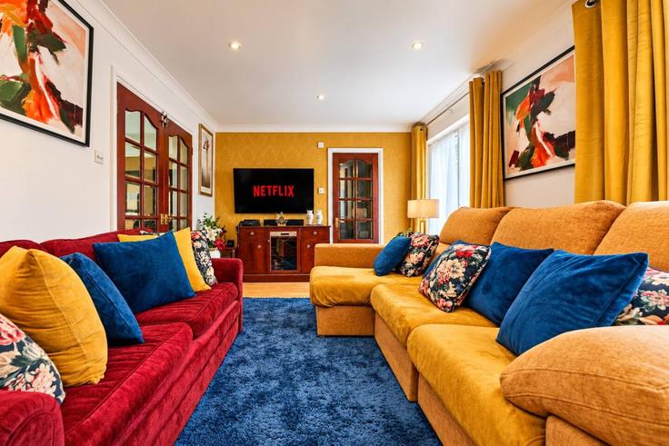 Elegant gestaltetes Wohnzimmer mit moderner Einrichtung in einer Wohnung im Building Leigham Court Road - the-stress-free-group - 1643274 in London Borough of Lambeth, London Elegant gestaltetes Wohnzimmer mit moderner Einrichtung in einer Wohnung im Building Leigham Court Road - the-stress-free-group - 1643274 in London Borough of Lambeth, London