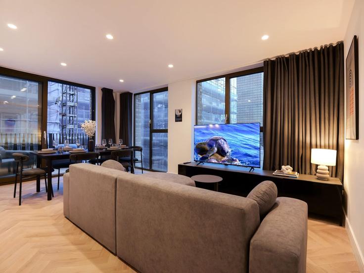 Building Lomax Street - theheim - 1499215 adresindeki bir dairede modern mobilyalarla zarif bir şekilde tasarlanmış oturma odası Manchester, Manchester Building Lomax Street - theheim - 1499215 adresindeki bir dairede modern mobilyalarla zarif bir şekilde tasarlanmış oturma odası Manchester, Manchester