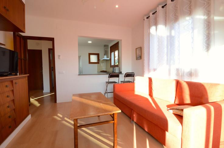 L'Estartit, L'Estartit에 위치한 Building Carrer de Barcelona - torrent-api - 1387952 유닛의 세련된 인테리어가 돋보이는 거실