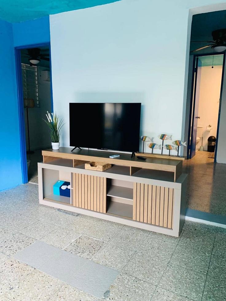 Elegant gestaltetes Wohnzimmer mit moderner Einrichtung in einer Wohnung im Building Condominio Polaris - traverse - 1696805 in Carolina, Carolina Elegant gestaltetes Wohnzimmer mit moderner Einrichtung in einer Wohnung im Building Condominio Polaris - traverse - 1696805 in Carolina, Carolina