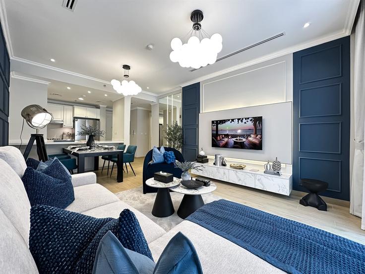3 möblierte Einzimmerwohnung in Lazuward Southwest 1246305P , Jumeirah Village, Dubai, Foto 1