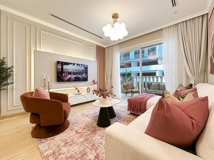 DubaiJumeirah Village의 Lazuward Southwest(1246309P)에 위치한 3베드룸 풀퍼니시드 아파트 - 사진1