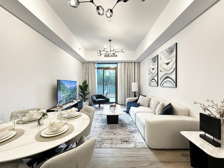 2 yatak odalı mobilyalı daire Street 11 1246227P , Jumeirah Village, Dubai, fotoğraf 1