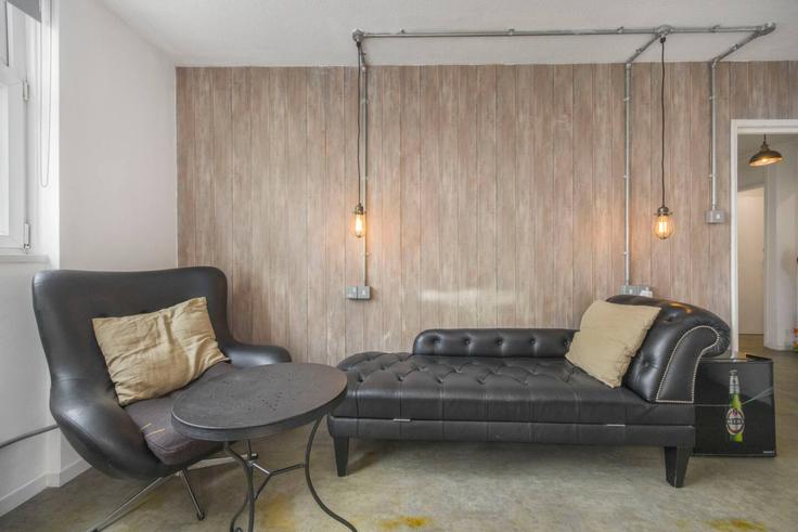 Sala de estar elegantemente projetada com móveis modernos em um apartamento no Building Pickard Street - udoma-limited - 1438295 em London Borough of Islington, London