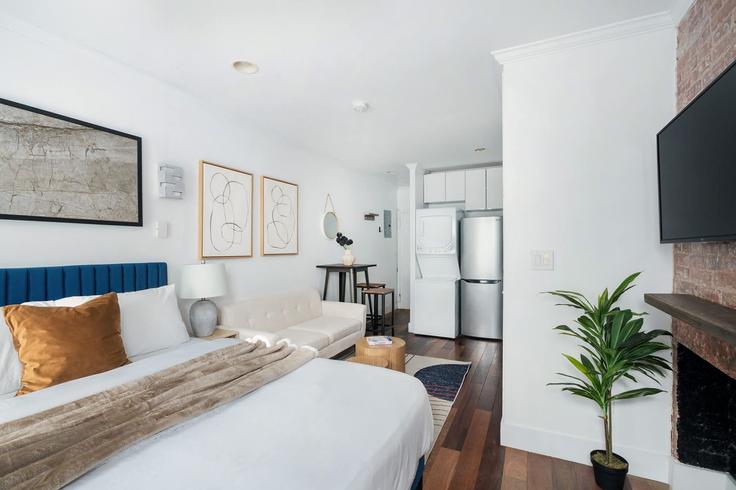 Manhattan, New York 소재 Building East 24th Street - urbanfurnished-guesty - 1022035 - NYC 유닛에 마련된, 현대적인 가구로 꾸며진 우아한 디자인의 거실