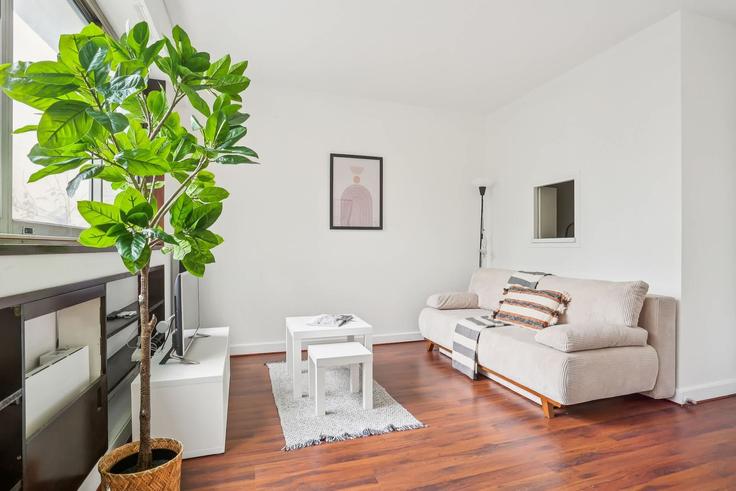 9th arrondissement, Paris에 위치한 Building Rue Saint-Lazare - vacation-rentals - 1532724 유닛의 세련된 인테리어가 돋보이는 거실 9th arrondissement, Paris에 위치한 Building Rue Saint-Lazare - vacation-rentals - 1532724 유닛의 세련된 인테리어가 돋보이는 거실