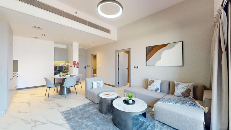 1 yatak odalı mobilyalı daire Tariaq Bedon Esm 1048015P , Dubai Hills Estate, Dubai, fotoğraf 1