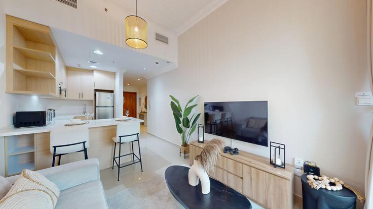 Dream Tower in Dubai Marinaにある1件の寝室・家具付きアパート（1061257P、Dubai Marina、Dubai）写真 1枚
