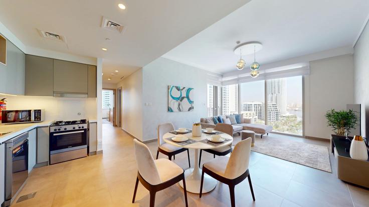 2 quarto mobiliado em apartamentos em Tariaq Bedon Esm 1231205P, Ras Al Khor, Dubai, foto 1