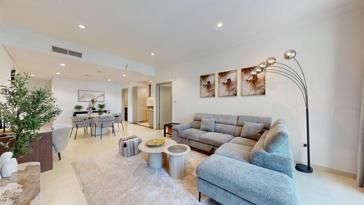 Building Alkhayay Street - vacationer - 1252877 - DXB adresindeki bir dairede modern mobilyalarla zarif bir şekilde tasarlanmış oturma odası Dubai Marina, Dubai