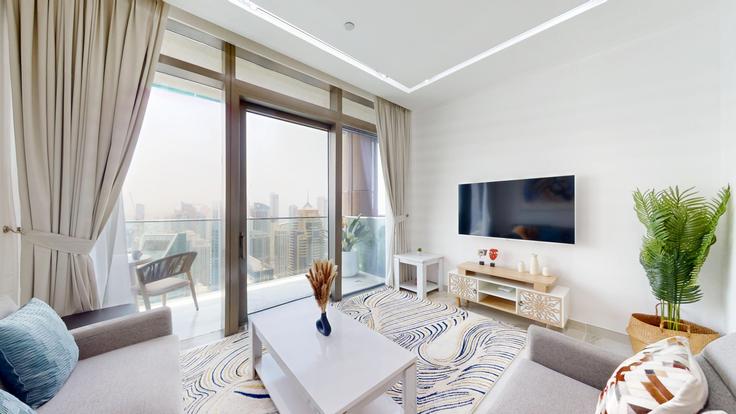 1 quarto mobiliado em apartamentos em Sunrise bay Tower in Emaar Beachfront 1255892P, The Palm Jumeirah, Dubai, foto 1