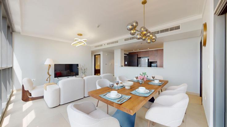 2 chambre appartement meublé à Creek Residences in Creek Harbour 1262262P , Ras Al Khor, Dubai, photo 1