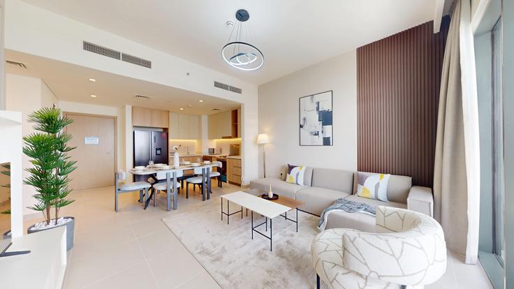 Island Park 2 in Creek Harbourにある2件の寝室・家具付きアパート（1283913P、Ras Al Khor、Dubai）写真 1枚