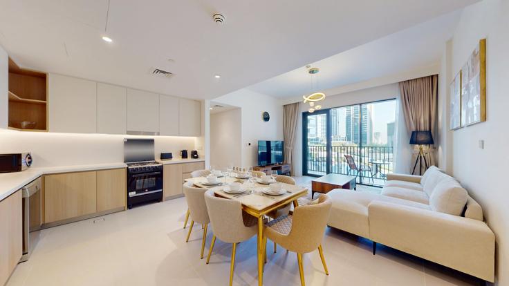 2 yatak odalı mobilyalı daire Tariaq Bedon Esm 1309468P , Ras Al Khor, Dubai, fotoğraf 1