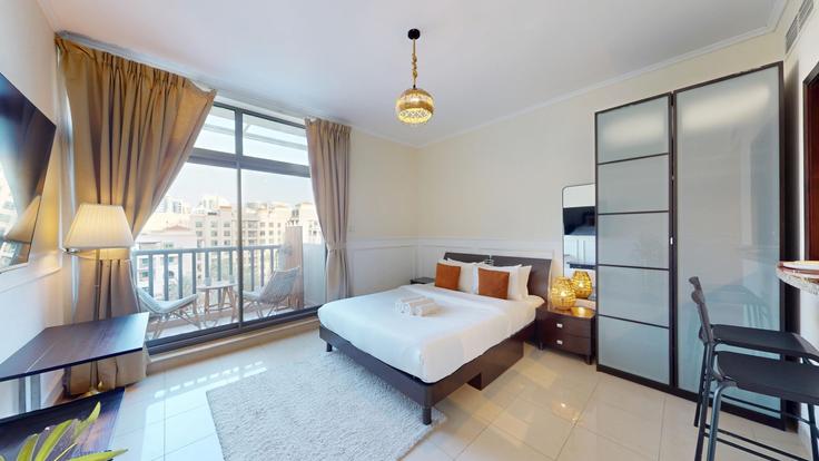 Dubai Al Barsha에 위치한 Al Pherdan 1391899P의 가구가 완비된 스튜디오 유닛, 사진 1