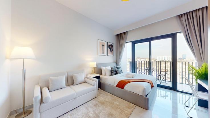 Stüdyo mobilyalı daire Tariaq Bedon Esm 1404699P , Al Hebiah Second, Dubai, fotoğraf 1