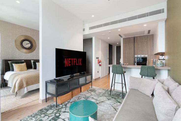 Stüdyo mobilyalı daire Tariaq Bedon Esm 1057463P , Dubai Marina, Dubai, fotoğraf 1