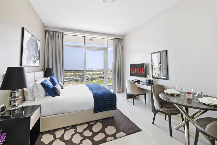 1 apartamento de un dormitorio amueblado en Hessa Street 1257316P , Dubai, Dubai, foto 1