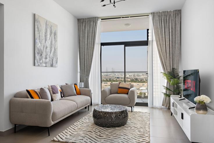 1 chambre appartement meublé à Tariaq Bedon Esm 1257253P , Dubai Hills Estate, Dubai, photo 1
