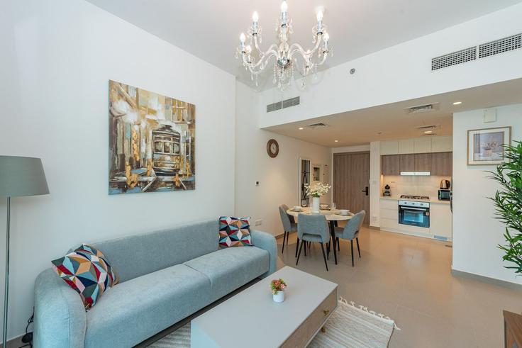 1 chambre appartement meublé à Tariaq Bedon Esm 1257318P , Dubai Hills Estate, Dubai, photo 1