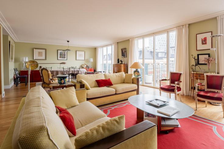 15th arrondissement, Paris에 위치한 Building Rue de la Convention - veeve - 1013962 - PAR 아파트의 세련된 인테리어가 돋보이는 거실