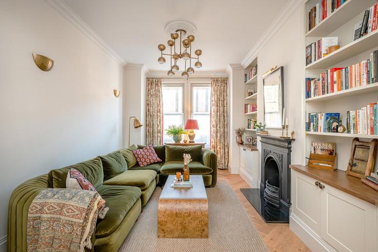 London London Borough of BrentのBuilding Tennyson Road - veeve - 1372935のアパートメントにある、モダンな家具を備えたエレガントなデザインのリビングルーム