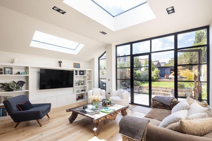 London Borough of Brent, London에 위치한 Building Okehampton Road - veeve - 1281223 - LON 유닛의 세련된 인테리어가 돋보이는 거실