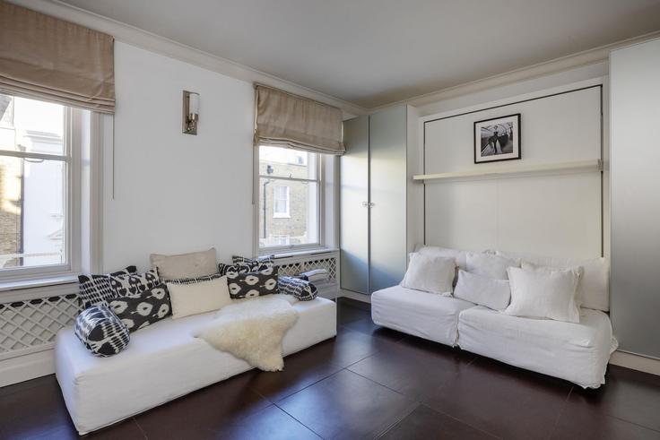 London City of WestminsterのBuilding Motcomb Street - veeve - 1366295のアパートメントにある、モダンな家具を備えたエレガントなデザインのリビングルーム