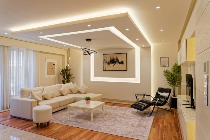 Elegante sala de estar con mobiliario moderno en un apartamento en Building Axis_mahmoud Talaet - vesta-hospitality - 1639387 en New Cairo 1, Cairo Elegante sala de estar con mobiliario moderno en un apartamento en Building Axis_mahmoud Talaet - vesta-hospitality - 1639387 en New Cairo 1, Cairo