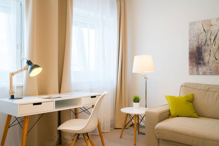 Salle de séjour élégante avec mobilier moderne dans un appartement à Building Salmgasse - viennaresidences - 1049271 - VIE à Vienna, Vienna