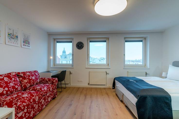 Salle de séjour élégante avec mobilier moderne dans un appartement à Building Salmgasse - viennaresidences - 1049249 - VIE à Vienna, Vienna