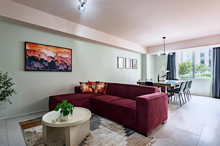 Building Avenida Cuauhtémoc - viva-houses-beyond-corp - 1269697 - MEX adresindeki bir dairede modern mobilyalarla zarif bir şekilde tasarlanmış oturma odası Mexico City, Mexico City