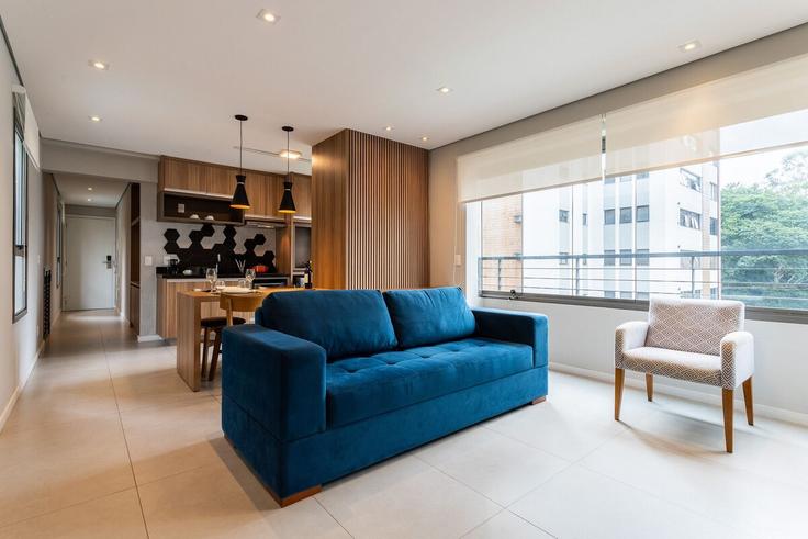 Vila Nova Conceição, São Paulo에 위치한 Building Rua Jacques Félix - viva - 1521189 유닛의 세련된 인테리어가 돋보이는 거실 Vila Nova Conceição, São Paulo에 위치한 Building Rua Jacques Félix - viva - 1521189 유닛의 세련된 인테리어가 돋보이는 거실