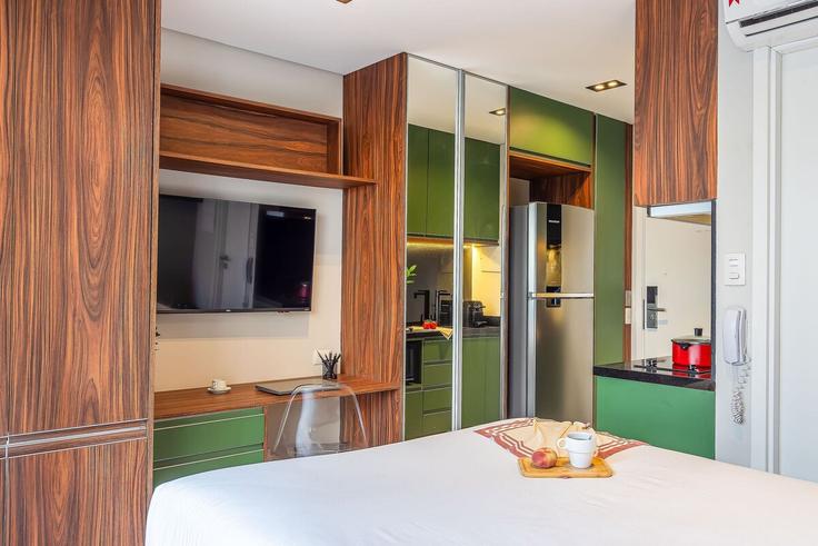1 apartamento de un dormitorio amueblado en Rua Jacques Félix 1521180P , Vila Nova Conceição, São Paulo, foto 1