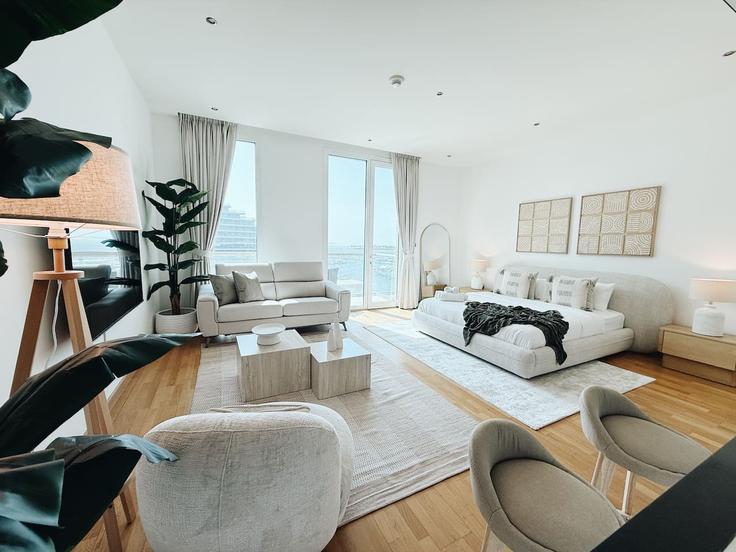 Abu Dhabi Al Rahah의 Al Bandar Street (1286915P)에 위치한 스튜디오 풀퍼니시드 아파트 – 사진 1장