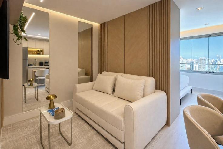 Salle de séjour élégante avec mobilier moderne dans un appartement à Building Rua Ministro Gabriel de Rezende Passos - wecare-hosting - 1631667 à Indianópolis, São Paulo Salle de séjour élégante avec mobilier moderne dans un appartement à Building Rua Ministro Gabriel de Rezende Passos - wecare-hosting - 1631667 à Indianópolis, São Paulo