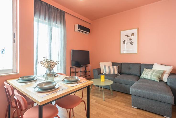 1 yatak odalı mobilyalı daire Trion Ierarchon 1223170P , Central Athens, Athens, fotoğraf 1