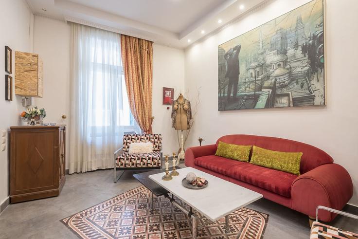 Building Pigmalionos - welcomehost - 1251265 - ATH adresindeki bir dairede modern mobilyalarla zarif bir şekilde tasarlanmış oturma odası Central Athens, Athens Building Pigmalionos - welcomehost - 1251265 - ATH adresindeki bir dairede modern mobilyalarla zarif bir şekilde tasarlanmış oturma odası Central Athens, Athens