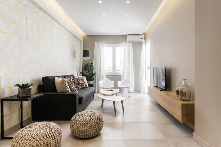 Elegant gestaltetes Wohnzimmer mit moderner Einrichtung in einer Wohnung im Building Veikou - welcomehost - 1223124 - ATH in Central Athens, Athens Elegant gestaltetes Wohnzimmer mit moderner Einrichtung in einer Wohnung im Building Veikou - welcomehost - 1223124 - ATH in Central Athens, Athens